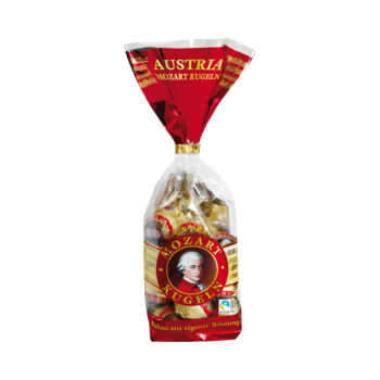Victor Schmidt Mozartkugeln, Marzipan, Nougatcreme, 16 Stück, 264 Gramm Produktbild, Vorderseite der Verpackung